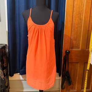 Orange Sleeveless Dress